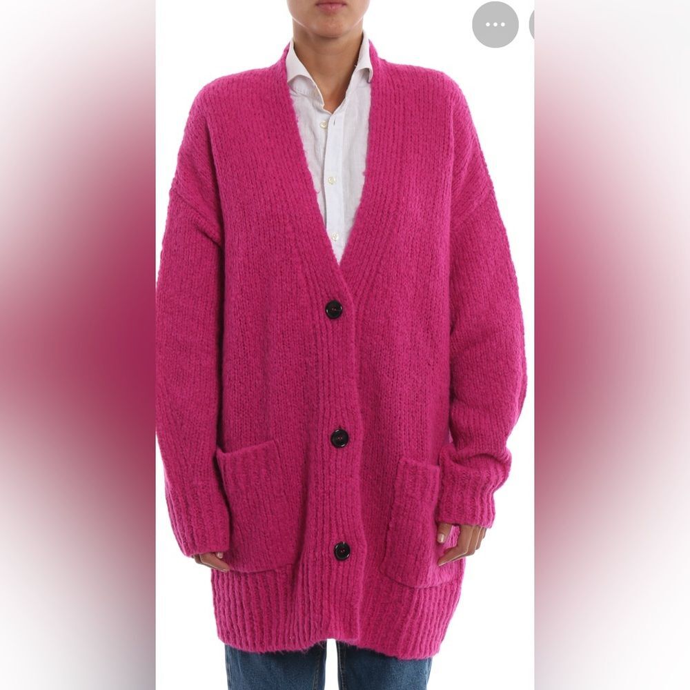 Isabel Marant Étoile Alpaca Sadlery cardigan size 4